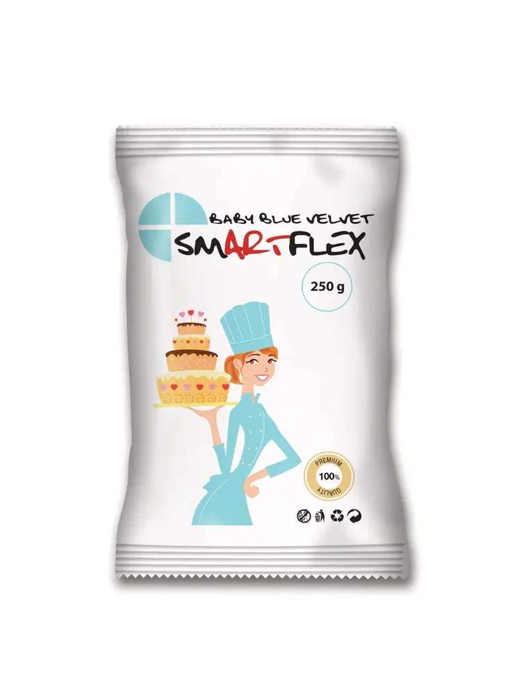 SmartFlex  Smartflex Fondant Baby Blauw Velvet 250g