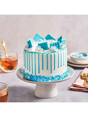 FunCakes FunCakes Choco Drip Licht Blauw 180 g