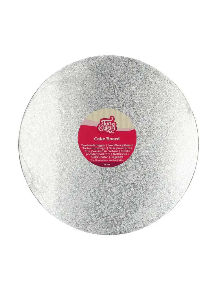 FunCakes FunCakes Cake Board Rond Ø30,5 cm - Zilver