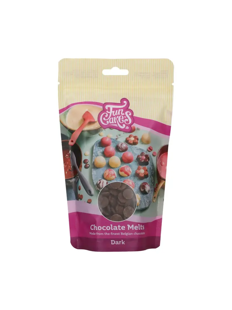 FunCakes FunCakes Chocolade Melts Puur 350 g