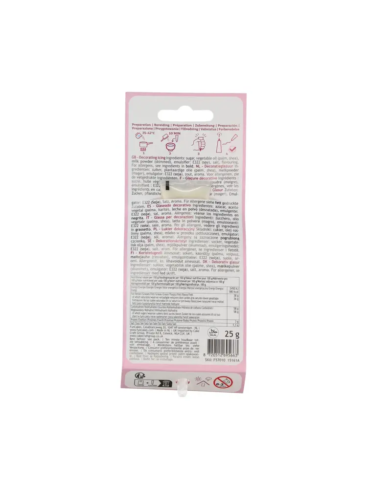 FunCakes FunCakes Choco Writer 25 g - White Choco