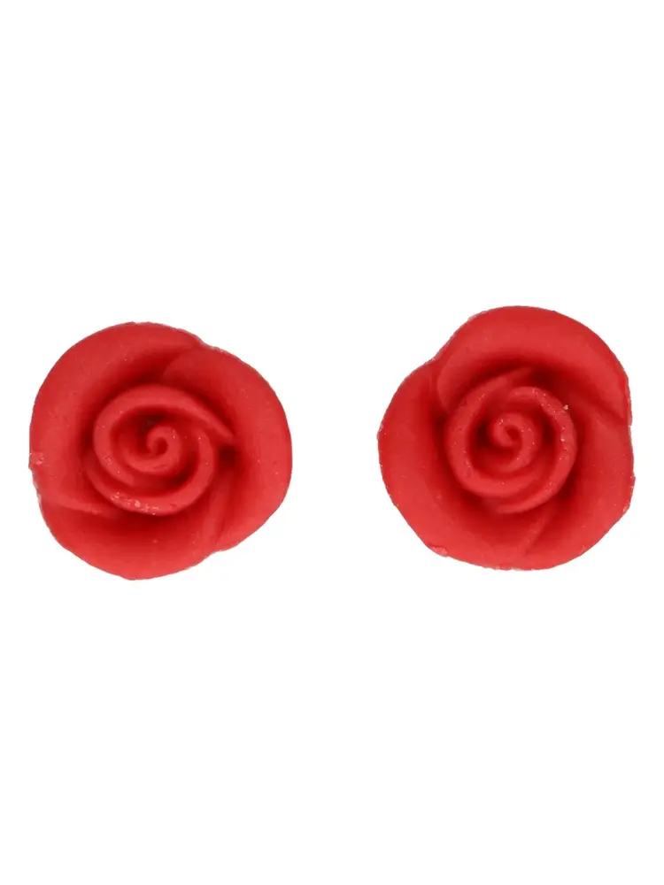 FunCakes FunCakes Marsepein Decoratie Rozen Rood Set/6