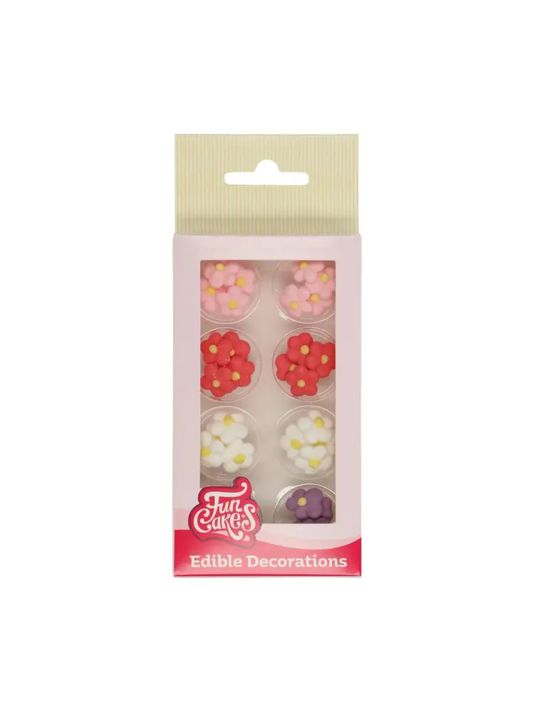 FunCakes FunCakes Suikerdecoratie Kleine Bloemen Set/32