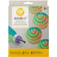 ColorSwirl Tri-Color Coupler Decorating Set/9