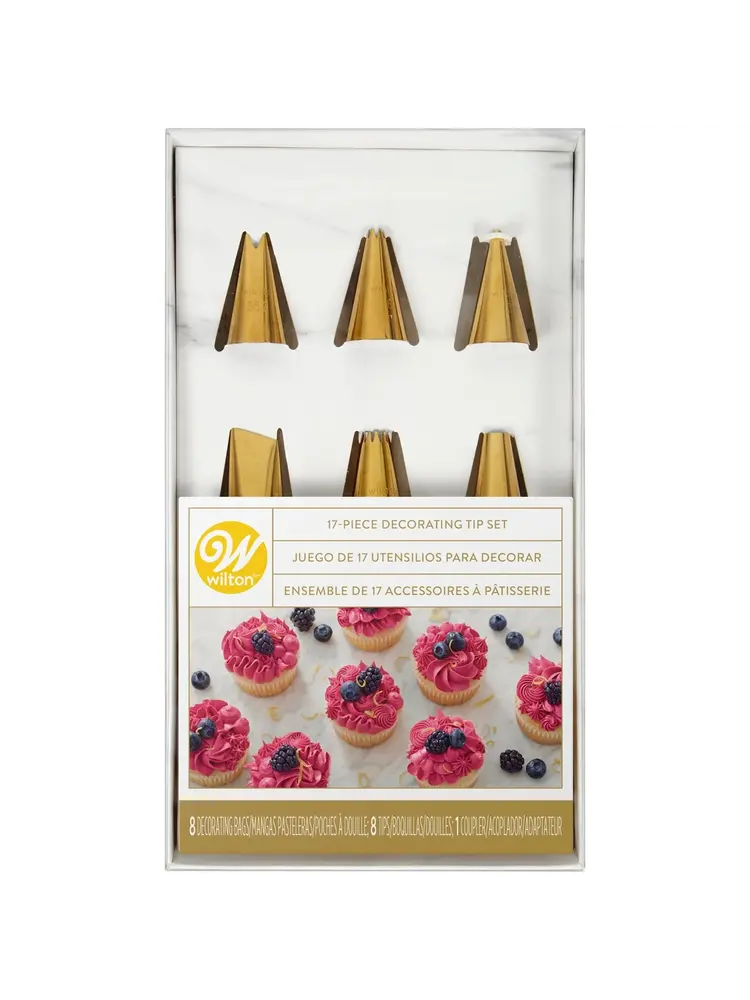 Wilton Wilton Golden Decorating Tip Set/17