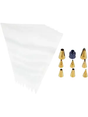 Wilton Wilton Golden Decorating Tip Set/17