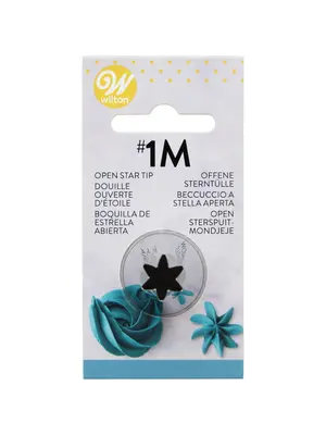 Wilton Decorating Tip #1M Open Star Carded