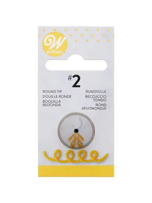 Wilton Decorating Tip #002 Round Carded