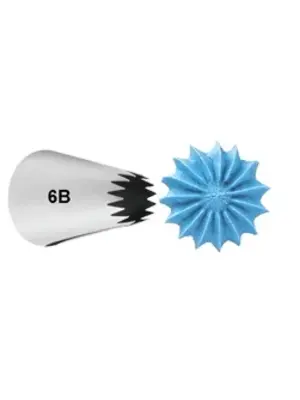 Wilton Wilton Decorating Tip #6B Open Star Carded