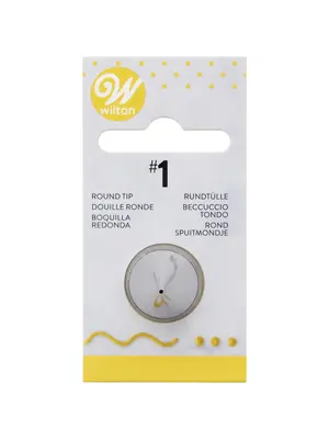 Wilton Decorating Tip #001 Round Carded
