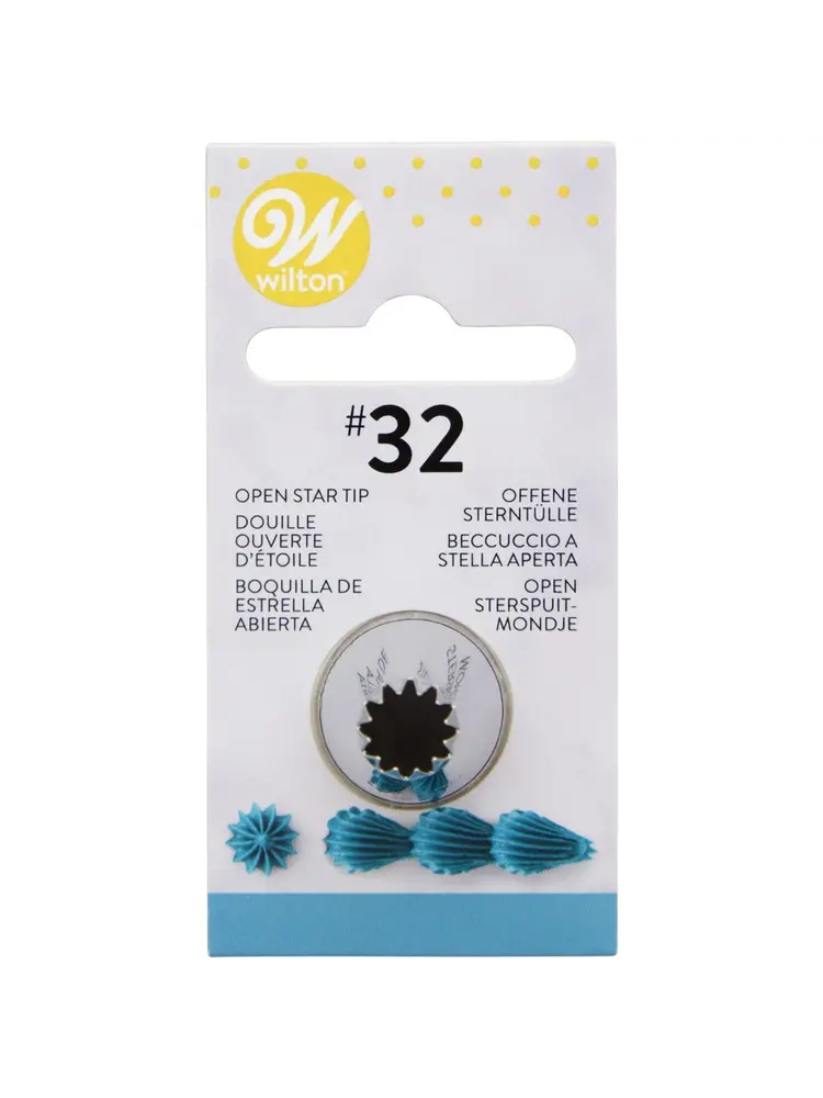 Wilton Wilton Decorating Tip #32 Open Star Carded