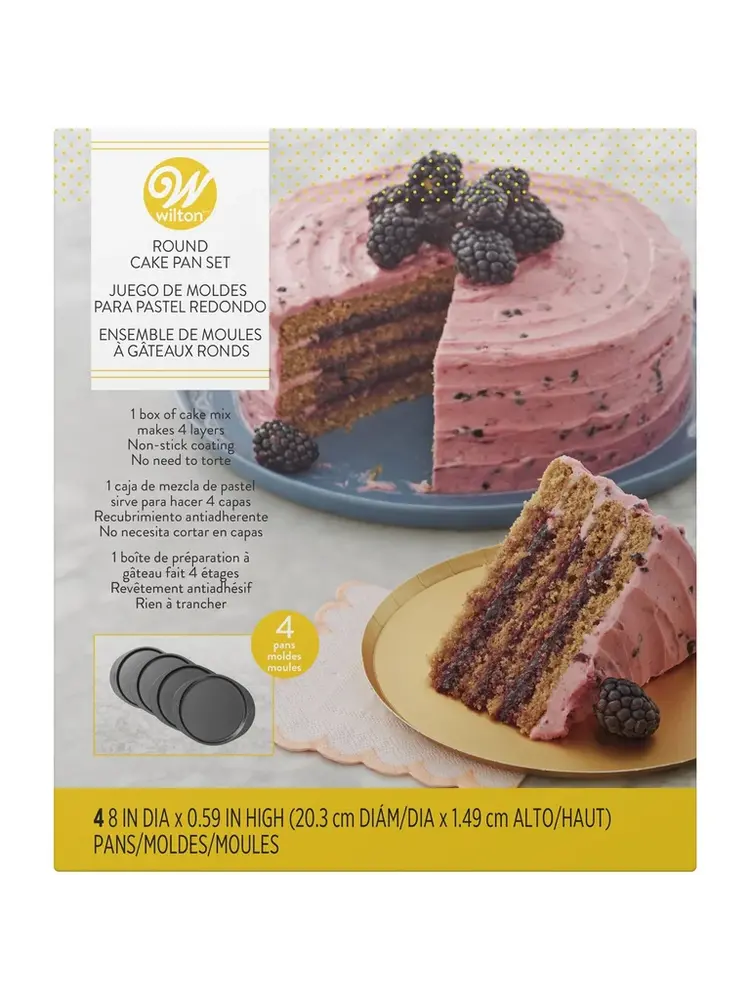 Wilton Wilton Cake Pan Easy Layers -20cm- Set/4