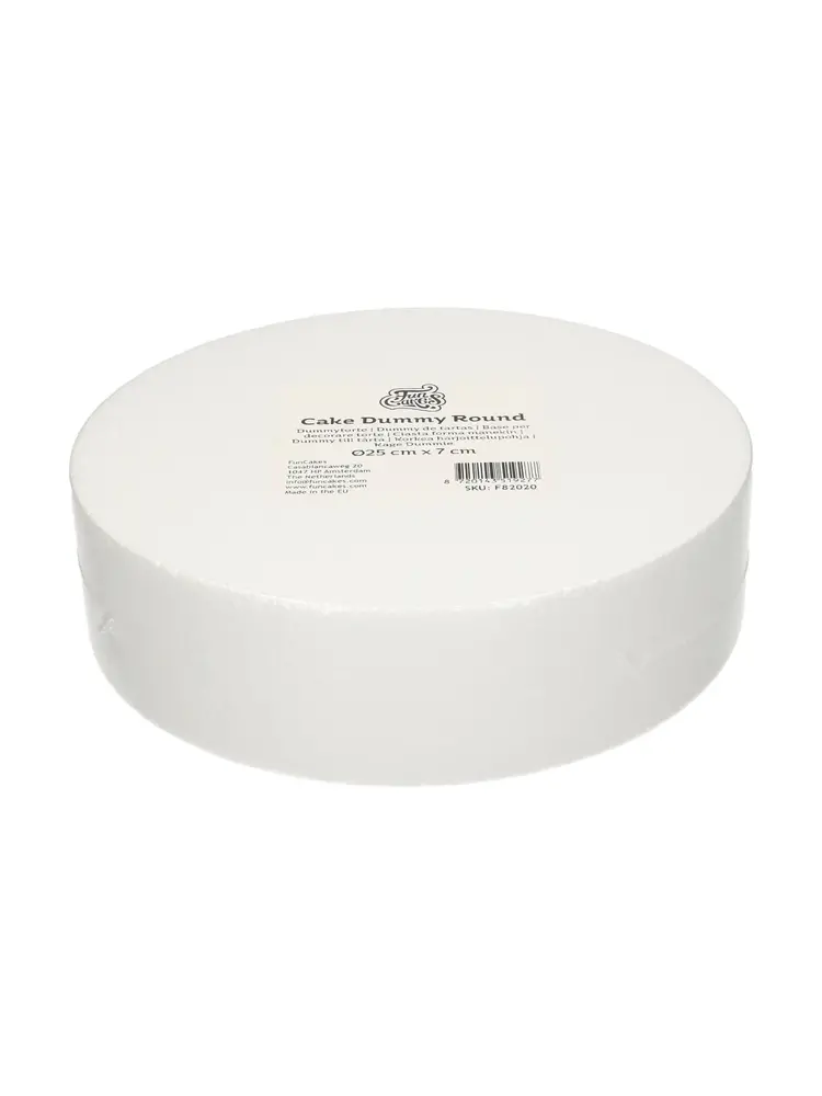 FunCakes FunCakes Taart Dummy Rond Ø25 cm x 7 cm