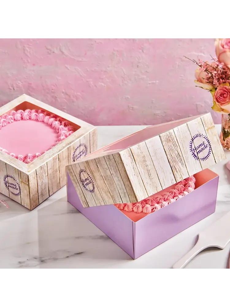 FunCakes FunCakes Taartdoos -Pure- 21x21x9 cm pk/2
