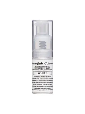 Pump Spray Powder Puff Dust White