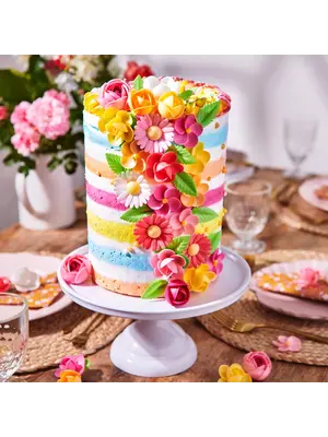 FunCakes FunCakes Eetbare Papieren Bloemen Groene Blaadjes pk/50