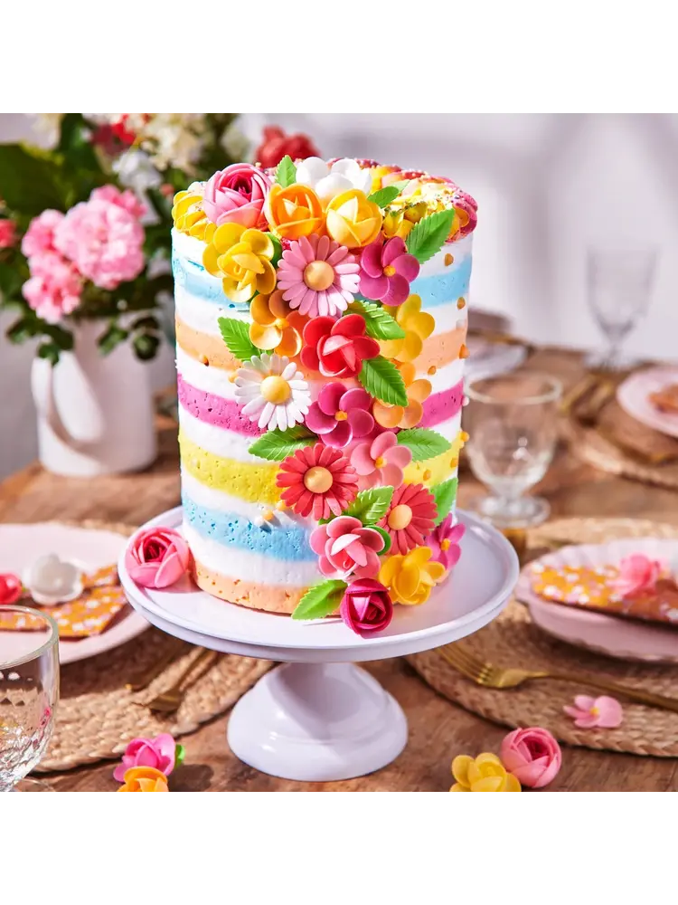FunCakes FunCakes Eetbare Papieren Bloemen Groene Blaadjes pk/50