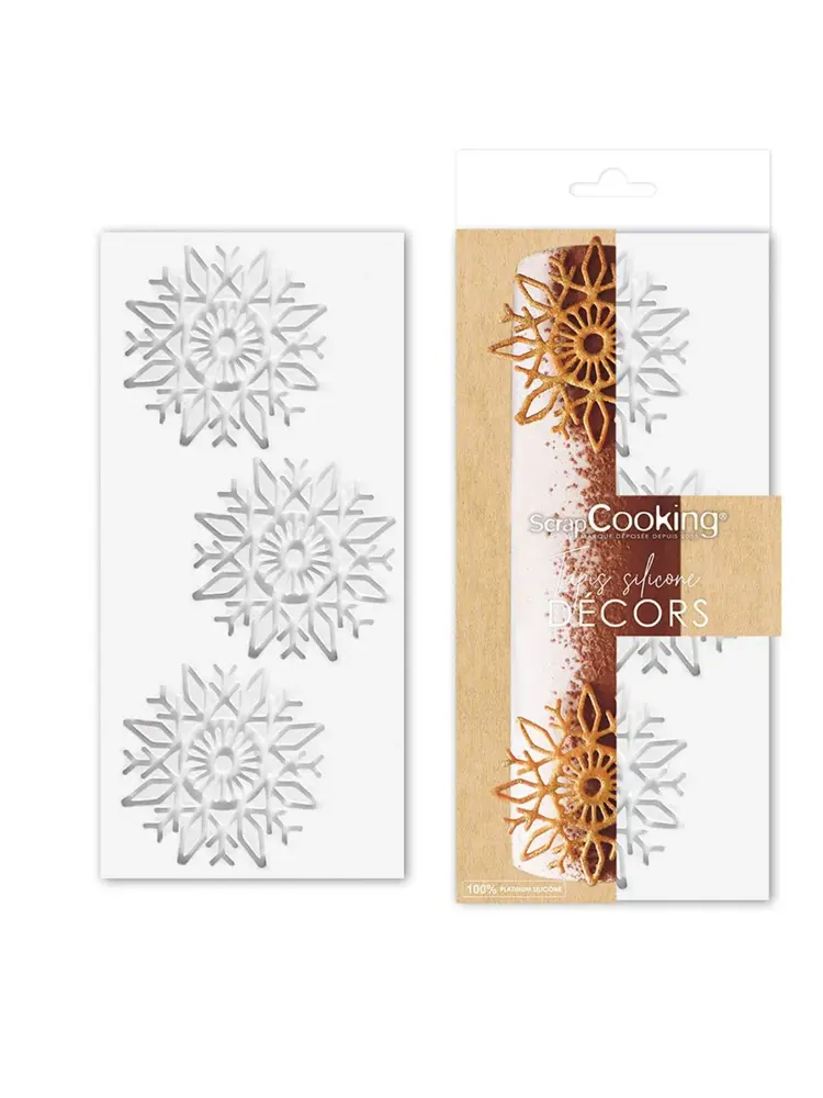 ScrapCooking Scrapcooking Silicone Embossing Mat - Sneeuwvlok