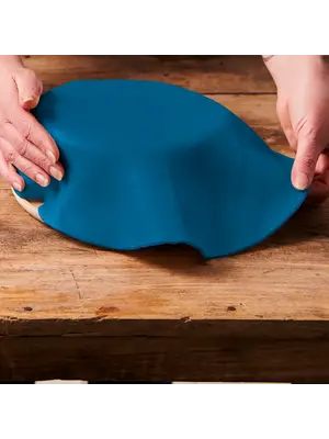 FunCakes FunCakes Ready Rolled Fondant Disc Denim Blue