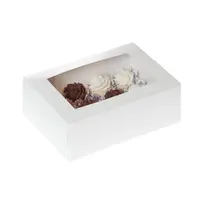 Mini Cupcake Box 12 -Wit- pk/2