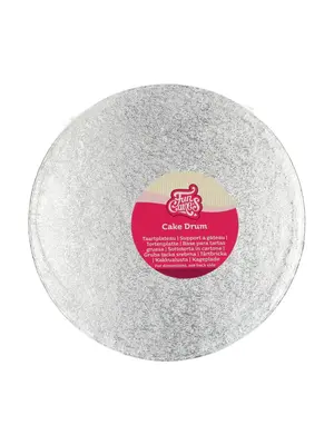 FunCakes Cake Drum Rond Ø25 cm - Zilver
