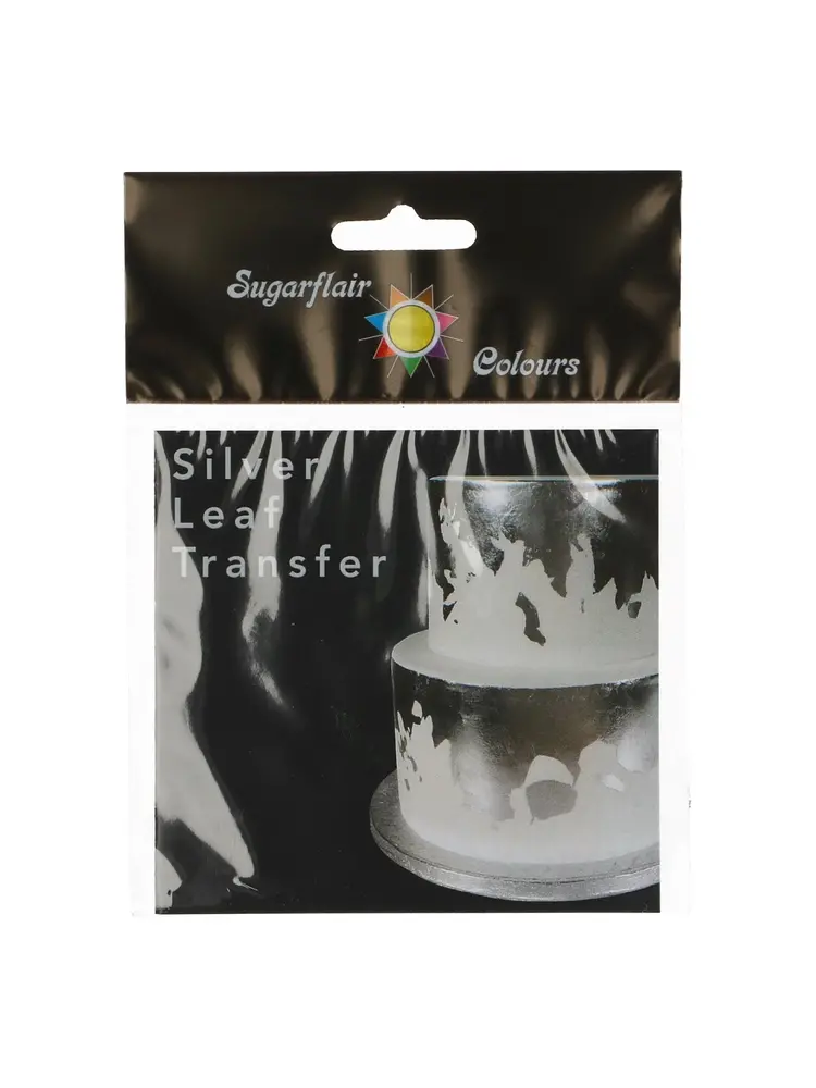 Sugarflair Silver Leaf Transfer (bladzilver)