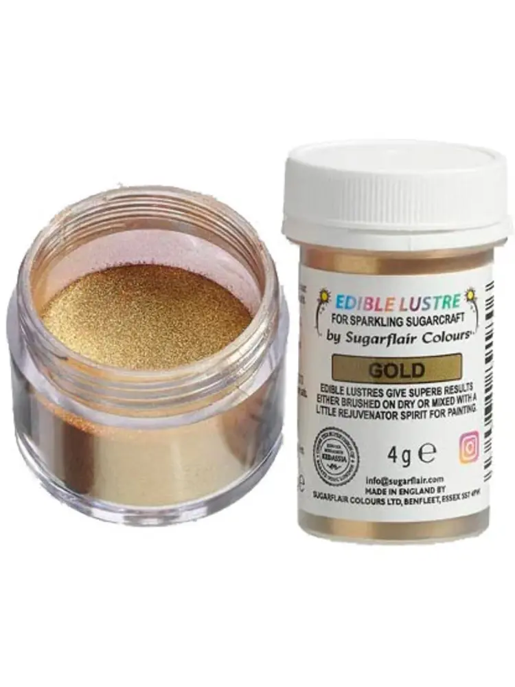 Sugarflair Edible Lustre Gold - 4g