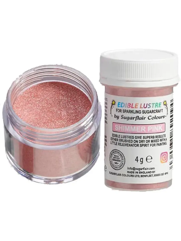 Sugarflair Edible Lustre Shimmer Pink - 4g