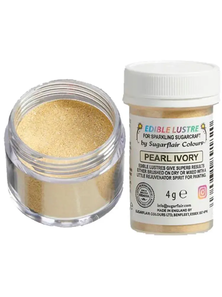 Sugarflair Edible Lustre Pearl Ivory - 4g