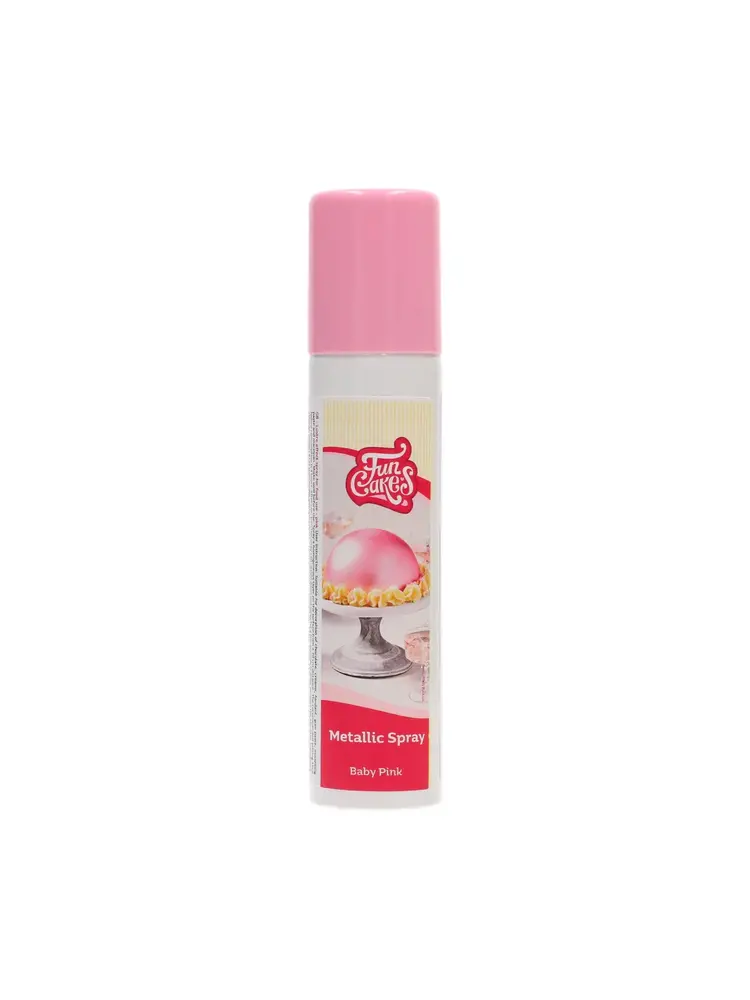 FunCakes FunCakes Metallic Spray Baby Roze - 100 ml