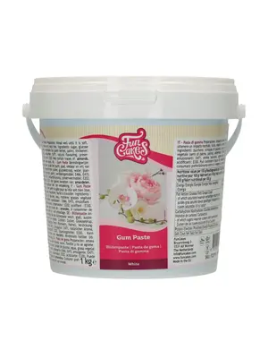 FunCakes FunCakes Gum Paste Wit 1 kg