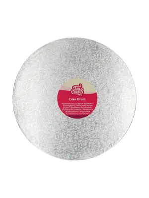FunCakes Cake Drum Rond Ø30,5 cm - Zilver