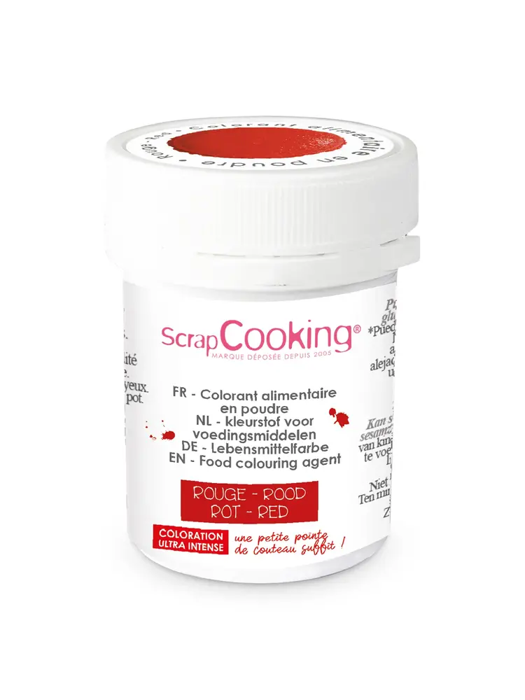 ScrapCooking ScrapCooking Artificial Powder Food Colour Red 5g