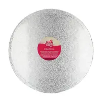 Cake Drum Rond Ø35,5 cm- Zilver