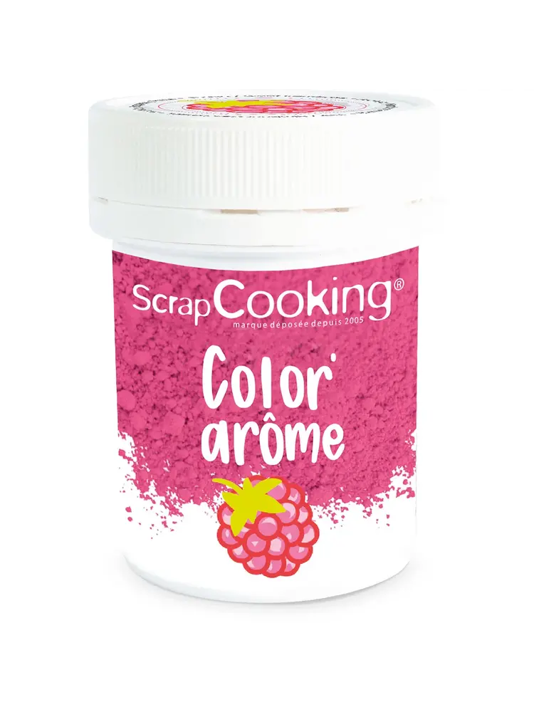 ScrapCooking Scrapcooking Kleur & Smaakpasta Roze/Framboos 10g
