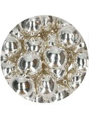 FunCakes FunCakes Choco Crispy Ballen - Metallic Zilver
