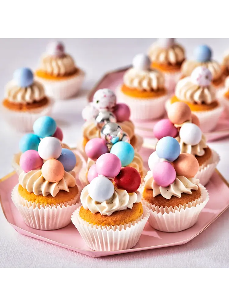 FunCakes FunCakes Choco Crispy Ballen - Metallic Zilver