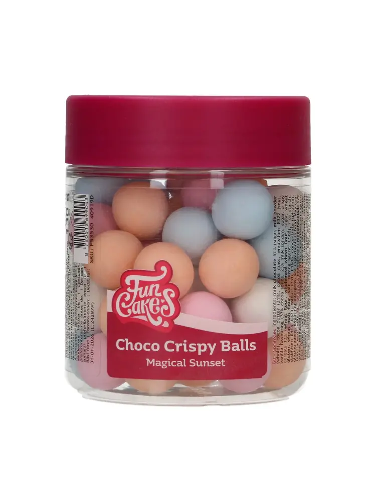 FunCakes FunCakes Choco Crispy Ballen - Magical Sunset