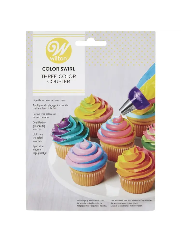 Wilton Wilton ColorSwirl Tri-Color Large Coupler