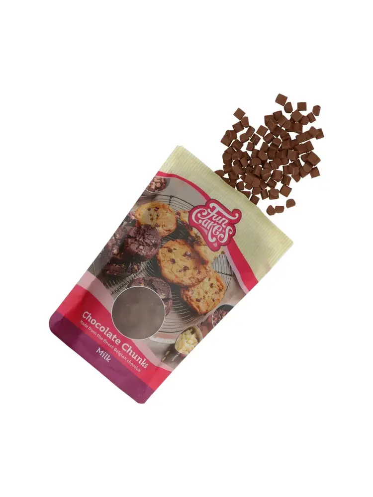 FunCakes FunCakes Chocolade Chunks Melk 350 g
