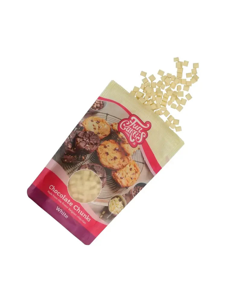 FunCakes FunCakes Chocolade Chunks Wit 350 g