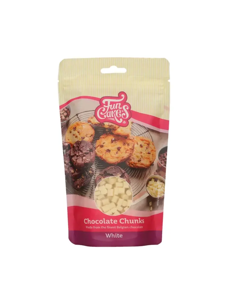 FunCakes FunCakes Chocolade Chunks Wit 350 g