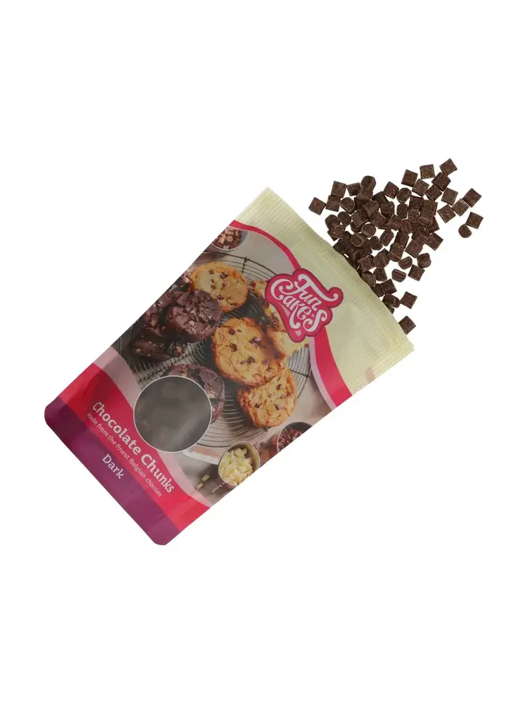 FunCakes FunCakes Chocolade Chunks Puur 350 g