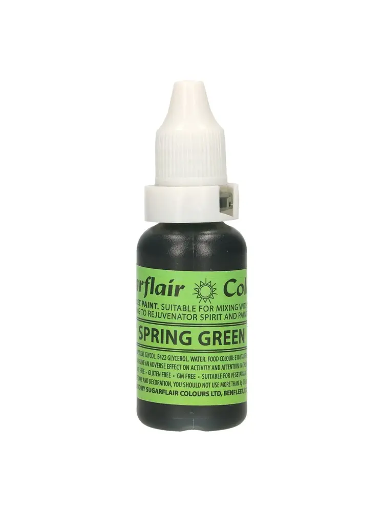 Sugarflair Edible Droplet Paint -Spring Green- 14ml