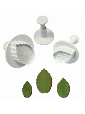 PME Rose leaf plunger cutter set/3