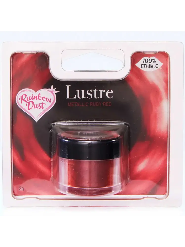 Rainbow Dust RD Edible Lustre - Ruby Red