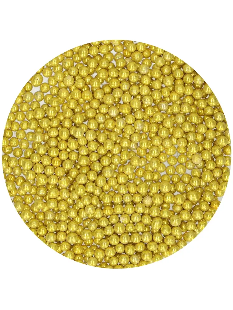 FunCakes FunCakes Suikerparels Medium Metallic Goud 80 g