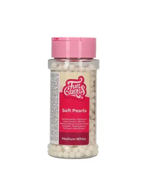 FunCakes Zachte Parels Medium Wit 60 g