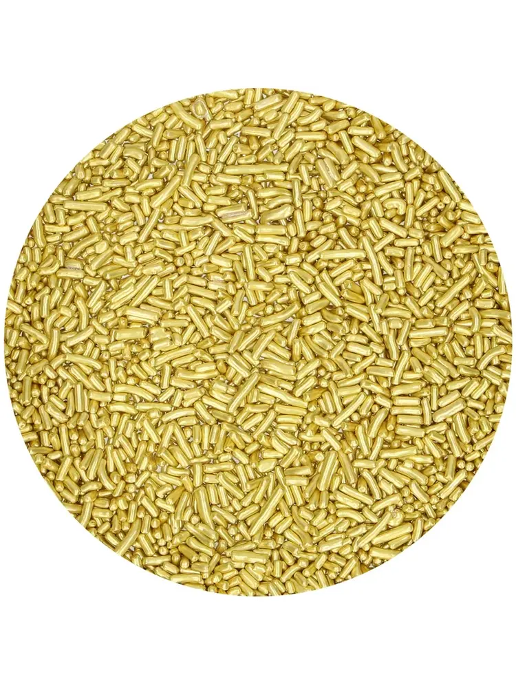 FunCakes FunCakes Sugar Strands Metallic Goud 80 g