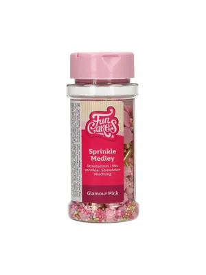 FunCakes Sprinkle Medley Glamour Pink 65 g